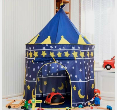 carpa castillo color azul